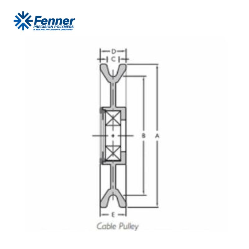 Fenner Drives RA6001 输送机滚筒